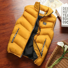 Load image into Gallery viewer, Chaleco de moda para hombre, chaleco sin mangas, chalecos suaves térmicos de primavera, abrigos casuales, chaleco de algodón para hombre, chaleco grueso para hombre 8XL