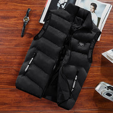Load image into Gallery viewer, Chaleco de moda para hombre, chaleco sin mangas, chalecos suaves térmicos de primavera, abrigos casuales, chaleco de algodón para hombre, chaleco grueso para hombre 8XL
