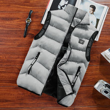 Load image into Gallery viewer, Chaleco de moda para hombre, chaleco sin mangas, chalecos suaves térmicos de primavera, abrigos casuales, chaleco de algodón para hombre, chaleco grueso para hombre 8XL

